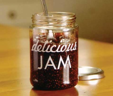 Burgon & Ball Ghv/jamjar Delicious Jam Glass Jar With Lid, 4.33” X 2.76” X 2.76 “