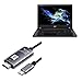 BoxWave Cable Compatible with Acer TravelMate P2 (TMP215-52) - SmartDisplay Cable - USB Type-C to HDMI (6 ft), USB C/HDMI Cable for Acer TravelMate P2 (TMP215-52) - Jet Black