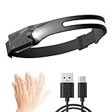 IPX4 Impermeable : Linterna frontal COB XPE liviana Ideal para acampar, correr, pescar La amplia iluminación puede ayudarlo a ver su entorno claramente sin mover la cabeza. Este faro LED con fuentes de luz duales COB y XPE tiene un rango de iluminación de 230 ° y un máximo de 350 lúmenes podría satisfacer las necesidades de iluminación diarias.