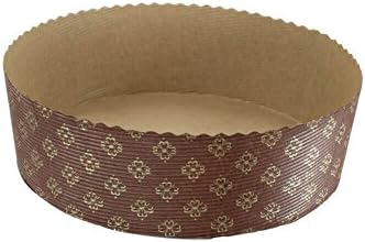 Miniatura 2 de Pastry Chef's Boutique Molde redondo para pastel de papel panettone bajo, 7 14 pulgadas x 2 38 pulgadas, 12 unidades