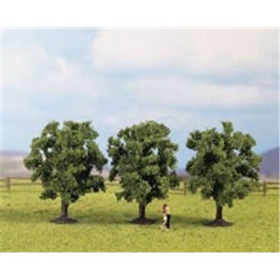 Noch 25510 4.5 cm High Fruit Trees Green Landscape Modelling (3-Piece)