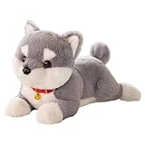 Llamada Reconfortante: El adorable diseño inspirado en los perros de este peluche cautiva inmediatamente la atención con su pose linda y traviesa, derretiendo los corazones en un instante. Ofrece una presencia reconfortante ideal para abrazar durante los momentos tranquilos en casa, mientras que sirve como una pieza de decoración encantadora para embellecer tu hogar. Este perro de peluche ofrece un consuelo único, perfecto para momentos de soledad o de compartir, y su aspecto abarrotante rav