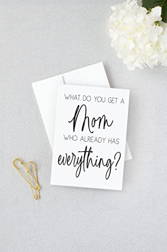 Pregnancy Announcement Card For Mom, What Do You Get A Mom Who Already Has Everything?, New Grandma Baby Reveal Card From Daugher And Son #TOP1