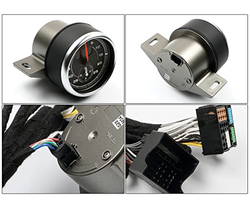 Asvegen Sport Chrono Stopwatch Mounted Dashboard For Porsche Macan 2014-2021, Black Panel And Black Clock #TOP3