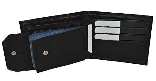 Mens leather premium designer wallet by Leatherboss3