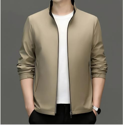 Image of Mens Lightweight Bomber Jacket Casual Stylish Windbreaker