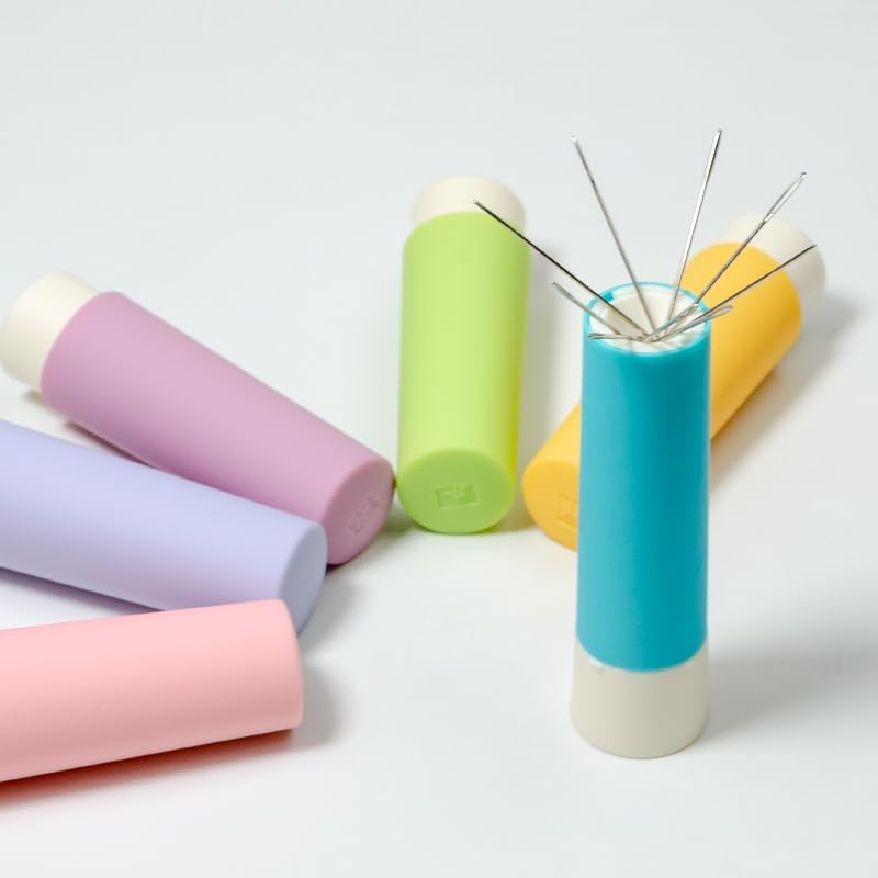 BEN YEDD Lipstick Type Rotary Needle Tube Needle Storage Magnetic Suction Needle Storage (Pink)