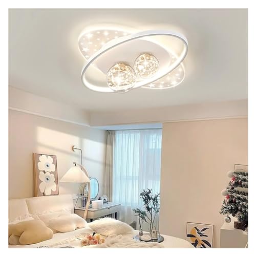 Luces de techo Led redondas de oro moderno, compatibles con sala de estar, ., lámpara de techo, iluminación interior de de estrellas de cielo completo,Lámpara de araña