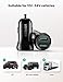 UGREEN Cargador Coche Dual QC 3.0 USB Puerto, 5V/4.8A/24W Mini Cargador de...