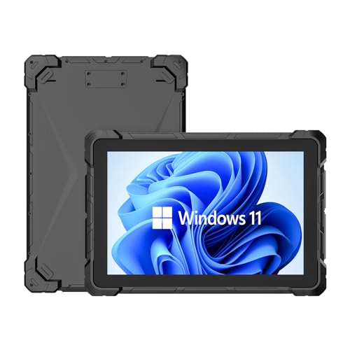 HEIGAOLAPC Wytrzymały tablet Win 10 Tablet 8 GB RAM 128 GB eMMC, 10,1-calowy tablet PC z baterią 16000 mAh / 4G LTE GPS/WiFi 5.0/ BT5.0 dla pracowników terenowych