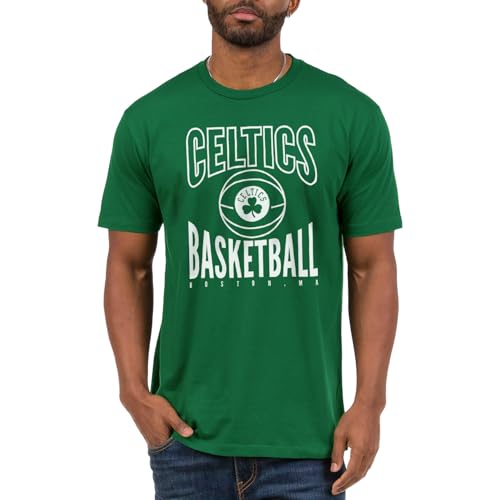 Junk Food NBA - Boston Celtics - Team Basketball - Officially Licensed Adult Short Sleeve Fan Tee for Men and Women