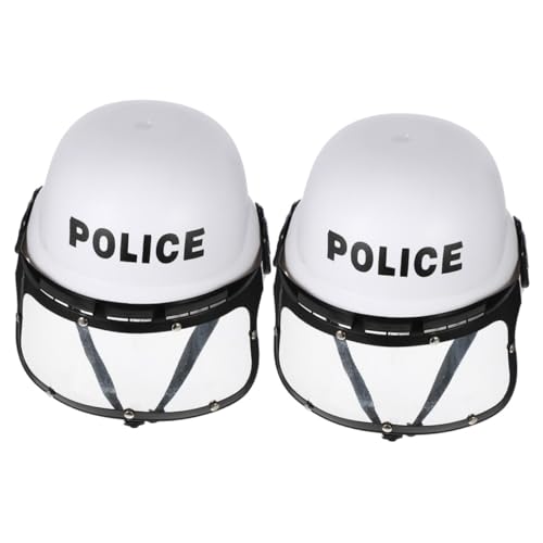 Abaodam 2pcs Lifelike Police Hat Party Props for Halloween Cosplay and Festival Celebrations Costume Accessory for Men and Friends