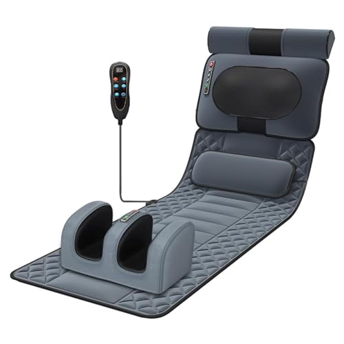 Matelas de massage shiatsu corporel sur lit ou fauteuil pour se détendre après le travail