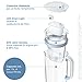 BRITA Glass Water Filter Jug Light Blue (2.5L) Starter Pack inc. 3X MAXTRA PRO All-in-1 Cartridge - Premium Glass jug with Easy-Filling Flip-Lid and Indicator - in Sustainable Smart Box Packaging
