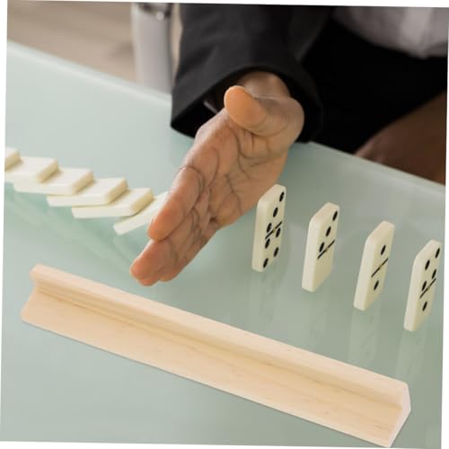 Set de 8 bandejas de madera para dominó miniatura 4