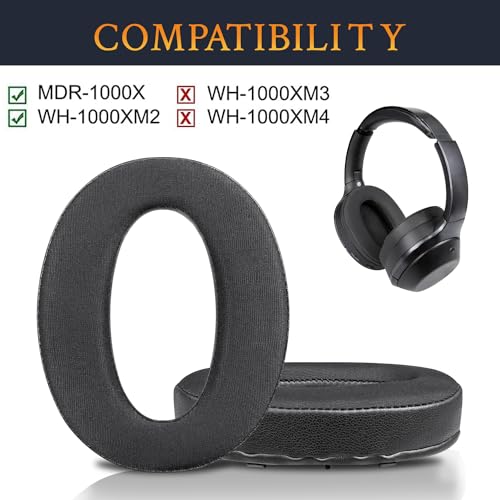 SOULWIT Cooling Gel Replacement Earpads Cushions for Sony WH-1000XM2 (WH1000XM2) & MDR-1000X (MDR1000X) Headphones - Image 2