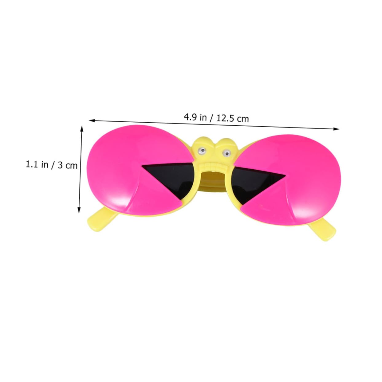 PartyKindom 1set Cartoon Sunglasses for Funny Crab Shape Eyeglasses with Ultraviolet Protection for Birthday Halloween Christmas and Costume Parties Random Pattern 6pcs
