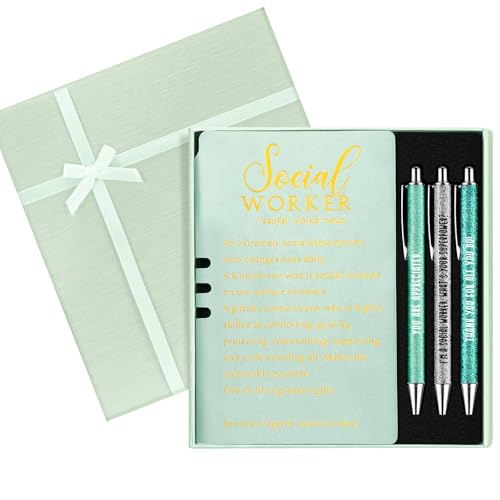 Resurhang 5 Pcs Social Worker Must Haves Office Supplies Green