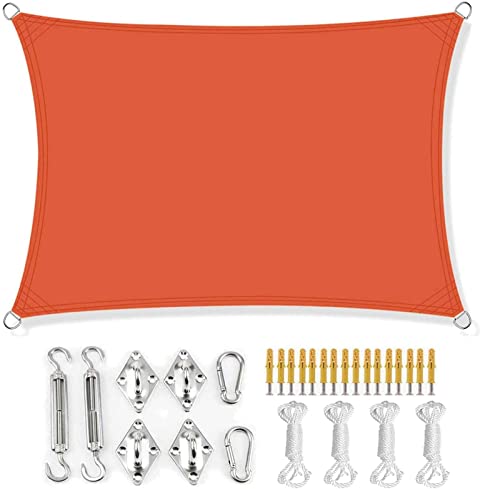 Voile d'ombrage polyester 3x6m protection UV résistant intempéries - 3