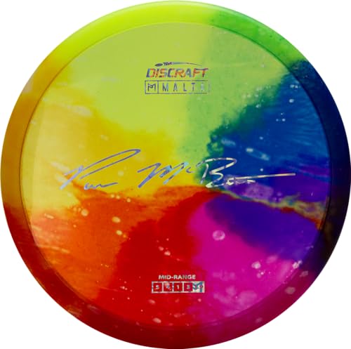 Mint Discraft Paul McBeth Signature Fly Dye Elite Z Malta Midrange Golf Disc, 173-174g
