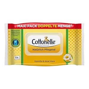 Cottonelle Feuchtes Toilettenpapier Kamille & Aloe Vera 84 Stück