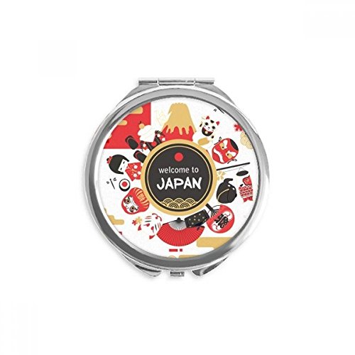 Miroir de poche japonais à offrir aux passionnés de culture sushi et voyage
