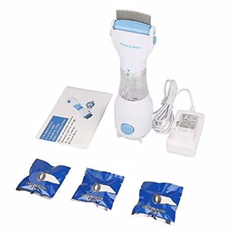 Electric Lice Comb - Head Vacuum Lice comb Electric Capture Pet Filter Lice Treatment