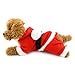 ZUNEA Fleece Hooded Pet Santa Claus Costume Suit Puppy Christmas Pajamas Small Dog Cat Jumpsuit Hoodie Xmas Sweater Winter Warm Clothes Apparel S