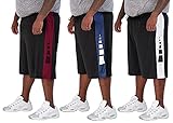 3 Pack: Men’s Big and Tall Quick Dry Fit Active Quick Dry Fit Active Athletic Plus Size Workout Summer Gym Clothes Sleeping Basketball Gym Shorts Casual Lounge Elastic Running Essentials- Set 1, 5X