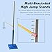 VIIGUIY Multi-Bracketed High Jump Standards with Iron Base, Practical High Jump Stand for Competition, Professional High Jump Training Equipment