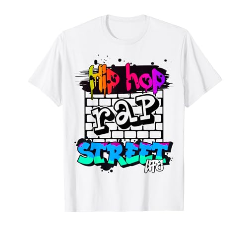 Hip Hop Rap Street Life Dance Melanina Nero Uomo Donna Bambini Maglietta