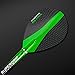 Harrows Retina | Premium Extra Strong 100 Micron Dart Flights in Pear Shape, 5 Sets of 3 Flights, 15 Flights In Total, Green