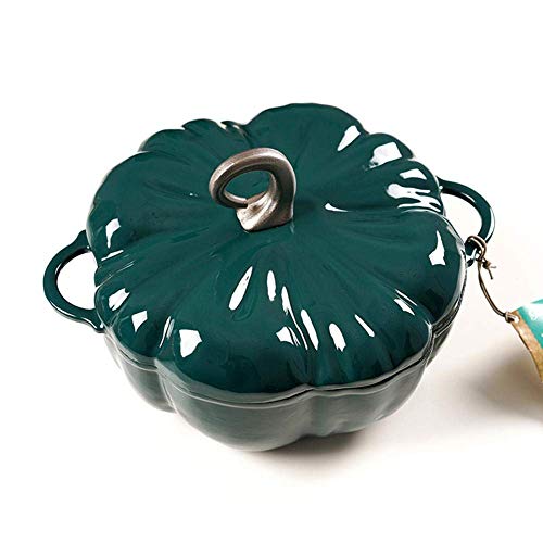 YLCJ Enameled cast Iron Dutch Oven Non-Stick Frying pan Pumpkin stew Broth...