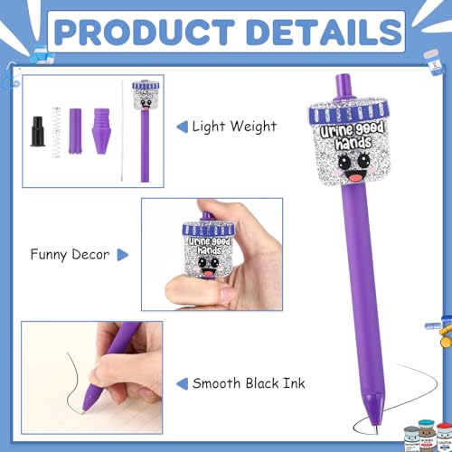 12 Pcs Funny Nurse Pens Bulk First Day of School Gifts Cute Nursing Appreciation Pens for Doctor Student Medical Assistant Teachers Supplies - Image 4