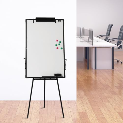 HUSPOO Flipchart Ständer - Whiteboard Stativ mit 6 Magnete...