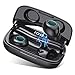 VOOE S9 Cuffie Bluetooth 5.0 Bassi Potenziati Auricolari Bluetooth Senza Fili IPX7 Impermeabili Cuffie Wireless Sportivi in Ear CVC 8.0 con 3500mAh Custodia da Ricarica, Microfono per iOS Android PC