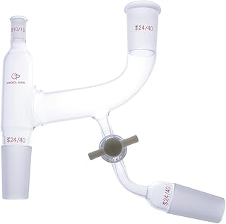 Proglass Adapters,Claisen,Side arm with Teflon Stopcock