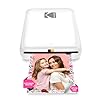 KODAK Step Instant Smartphone Photo Printer, Portable Mini Color Wireless Mobile Printer, Zink 2x3” (5.1x7.5 cm) Sticky-Back Photos, Bluetooth Compatible with iOS & Android Devices, Editing App, White