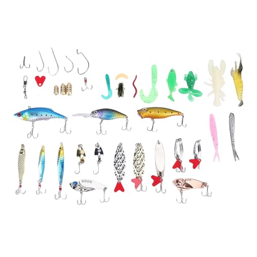 Leurres de pêche réalistes en boîte ABS 9" pour eau douce et salée