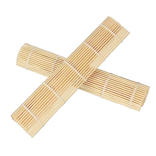MUCKLILY 1 PC Sushi Roller Sushi Making Tools Sushi Rolling Mat Party Sushi Roll-up Sushi Maker Mold Serving Wrapper Beginners Sushi Mat Sushi Rooler Sushi Making Roller