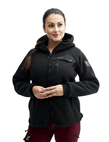 RevolutionRace Sherpa Hoodie Damen Fleecejacke