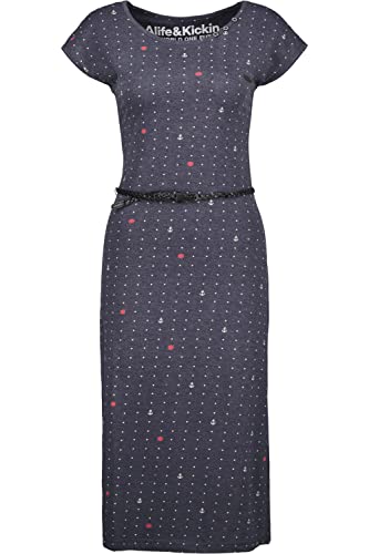 ALIFE and Kickin MelliAK B Shirt Dress Damen Sommerkleid, Kleid Marine...