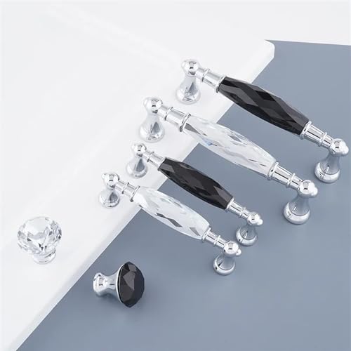 Bouton de placard en cristal pour une maison chaleureuse