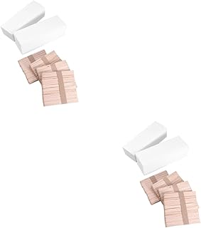 FOMIYES 800 Pçs Tiras De Cera Para Depilação Tiras De Cera Facial Tiras De Cera Para Depilação Tiras Depilatórias Em Bastão De Cera Facial Tira De Cera Para Cabelo Conjunto De Tira De