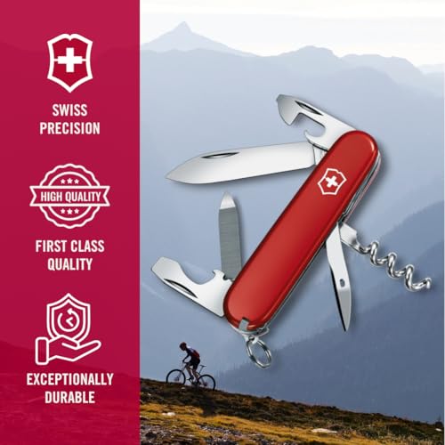 Victorinox Sportsman 13 Function Swiss Army Pocketknife, Red - Thumbnail 6