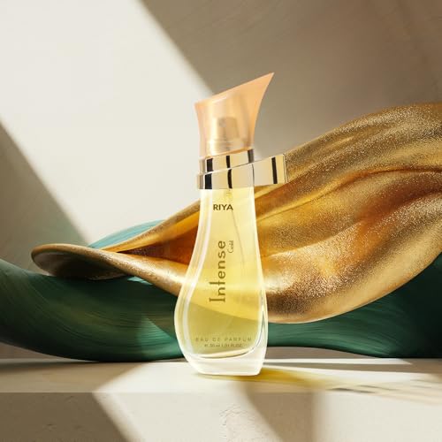 Image of Riya Intense Gold Eau De Parfum For Men & Women | Fresh Fruit & Floral Scent | Long-lasting Upto 8 hours - 30ml
