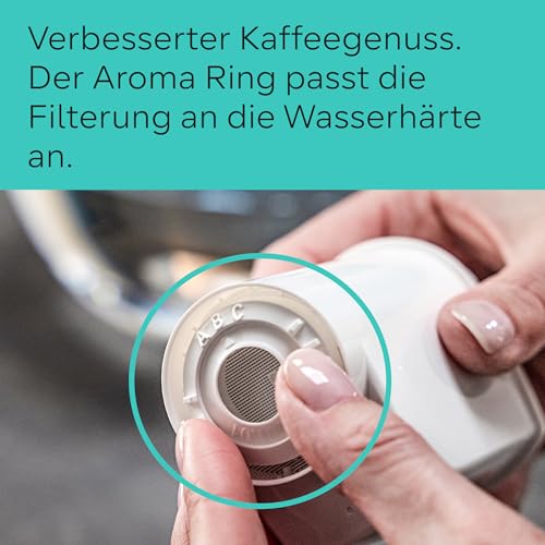 Foto von Siemens BRITA Intenza Wasserfilter TZ70033A, 3 Stück, verringert den Kalkgehalt des Wassers, passend für Kaffeevollautomaten der EQ Reihe, sowie Einbauvollautomaten