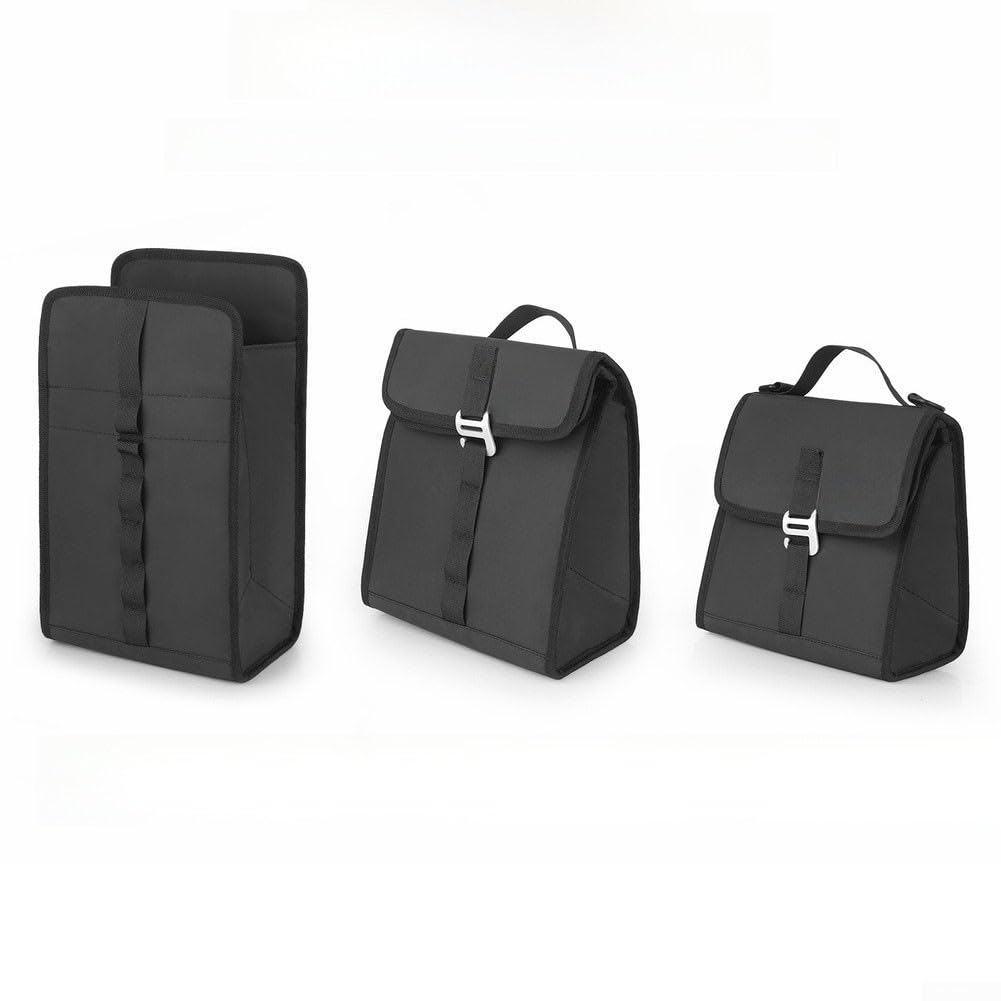 Borsa Anteriore Bici Pieghevole 24x23cm Nera