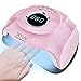 Produktbild 120W UV LED Lampe Nageltrockner für Gelnägel Professionelle Gelnagellack Nagellampe mit 4 Timer, Auto Sensor, LCD Display für Maniküre/Pediküre Nail Art zu Hause und Salon