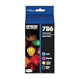 EPSON 786 DURABrite Ultra Ink Standard Capacity Black & Color Cartridge Combo Pack (T786120-BCS) Works with WorkForce WF-5110, 5190, 5620, 5690